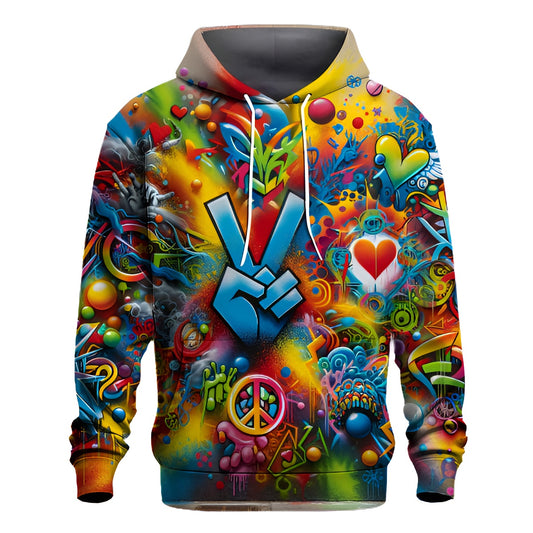 Urban Graffiti Splash Hoodie