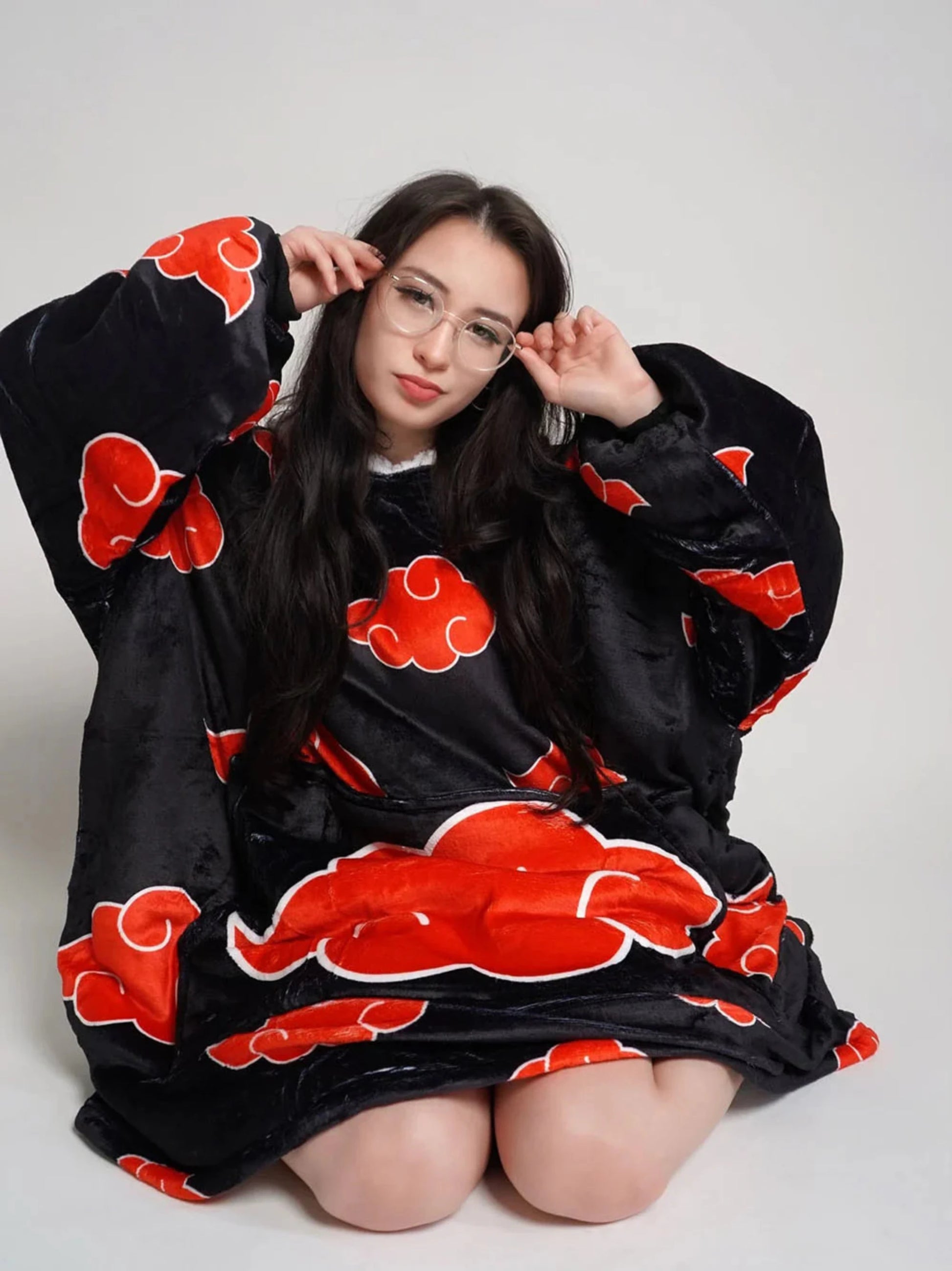 Anime Oversized Cozy Blanket Hoodie