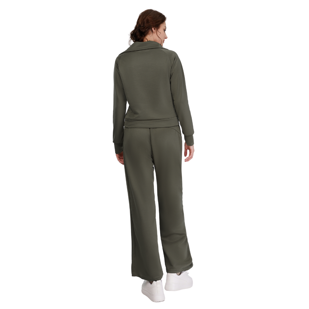 Solid Color Loungewear Set For Women