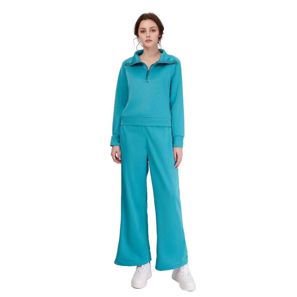 Solid Color Loungewear Set For Women