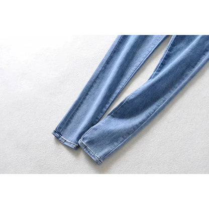 High Waist Slim Pencil Denim Pant