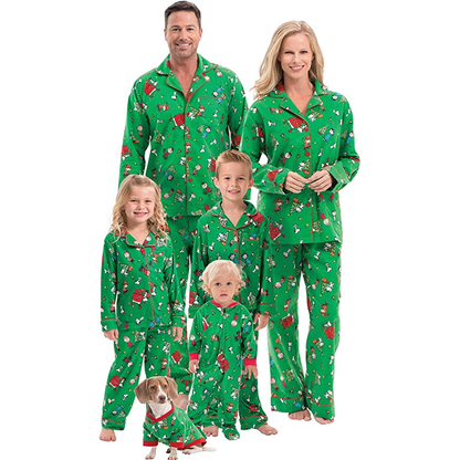 Charlie Brown Christmas Festival Pajamas Set Dogs