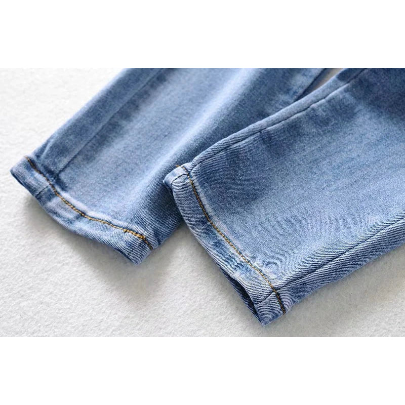 High Waist Slim Pencil Denim Pant