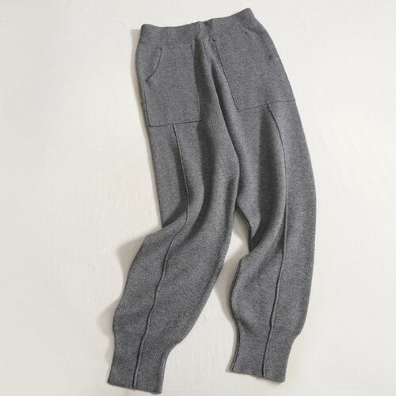 Harlan Casual Ankle-Length Pants Grey One Size