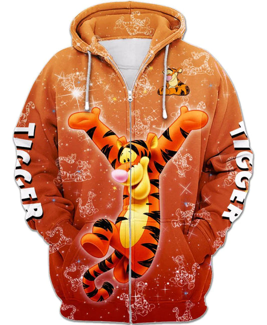 Cheerful Tigger Hoodie 6XL