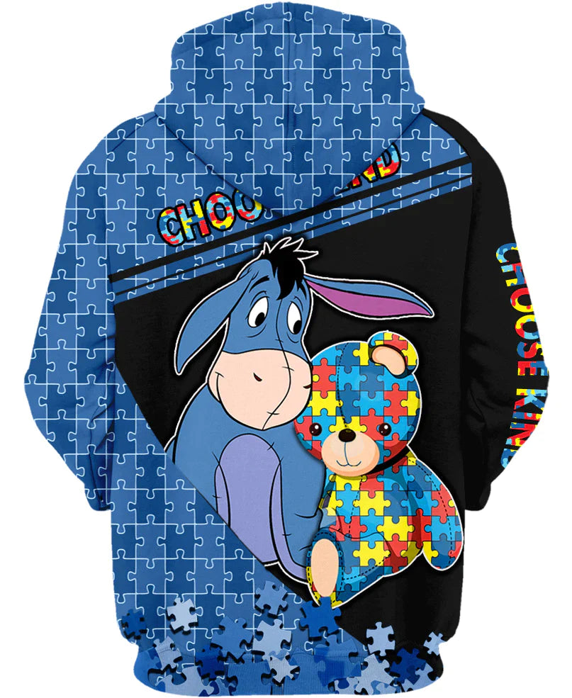 Autism Puzzle Print Hoodie