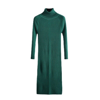 Elegant Slim Knitted Sweater Dress For Women