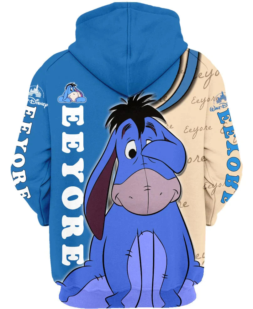 #E462Adorable Eeyore Hoodie