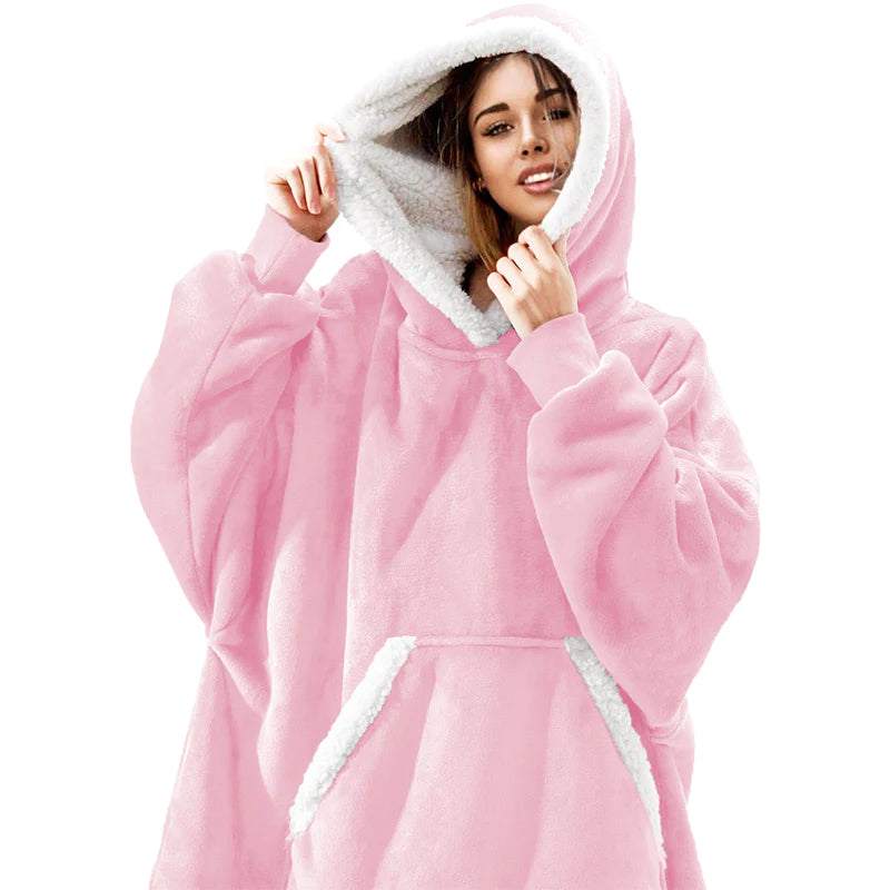 Comfy Original Oversized Hoodie Pink One Size