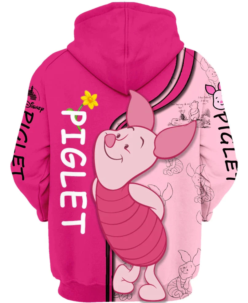 Piglet Zip Up Hoodie