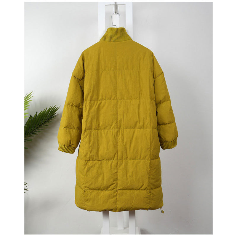 Cotton Thickened Long Parkas Coat for Women