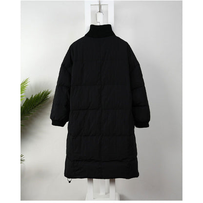 Cotton Thickened Long Parkas Coat for Women