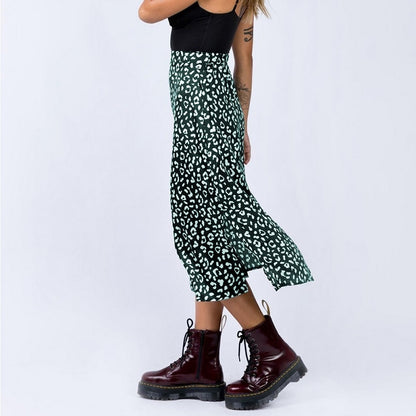 Boho Printed Midi Skirt For Women