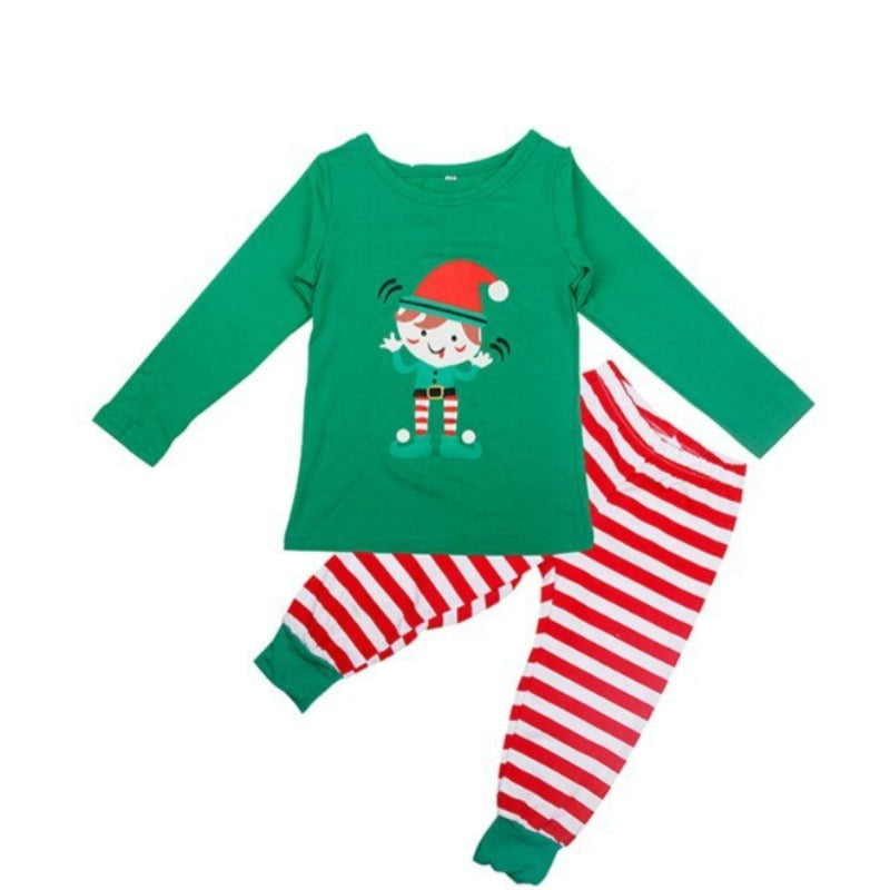 Elf Print Christmas Matching Pajama