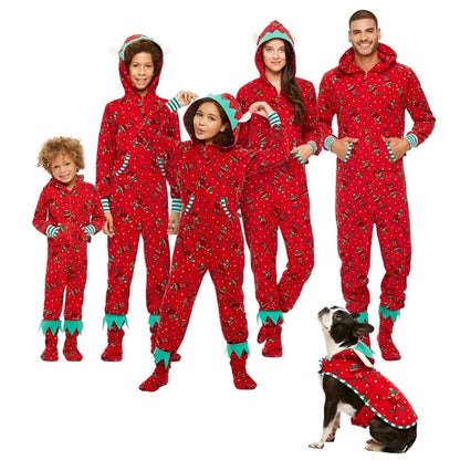 Family Matching Christmas Pajamas Set Dogs